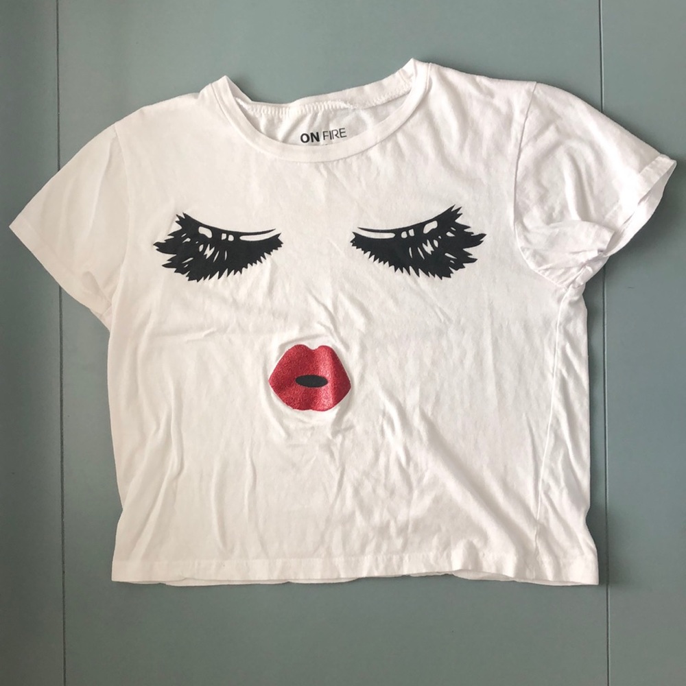 Graphic Crop Top